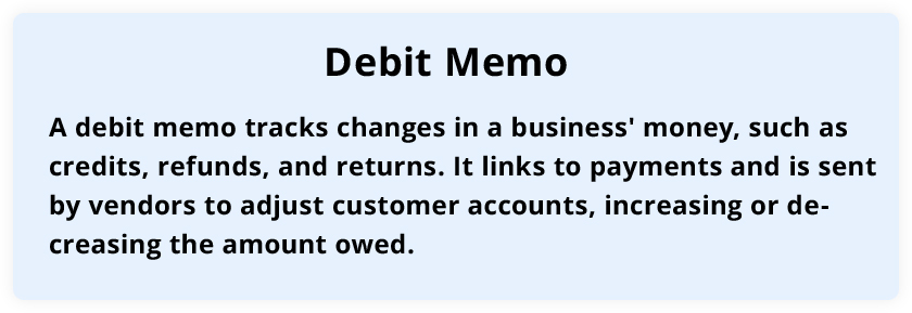 What Is Memo Debit