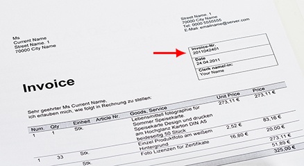 Invoice Sequence Number