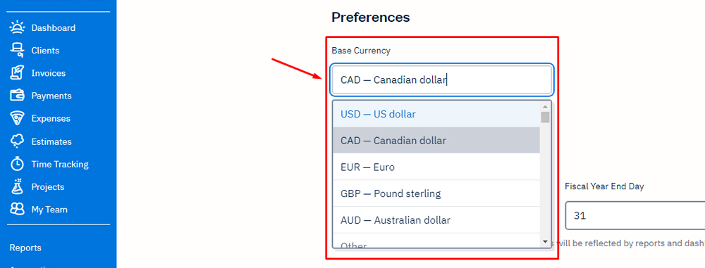 Preferences